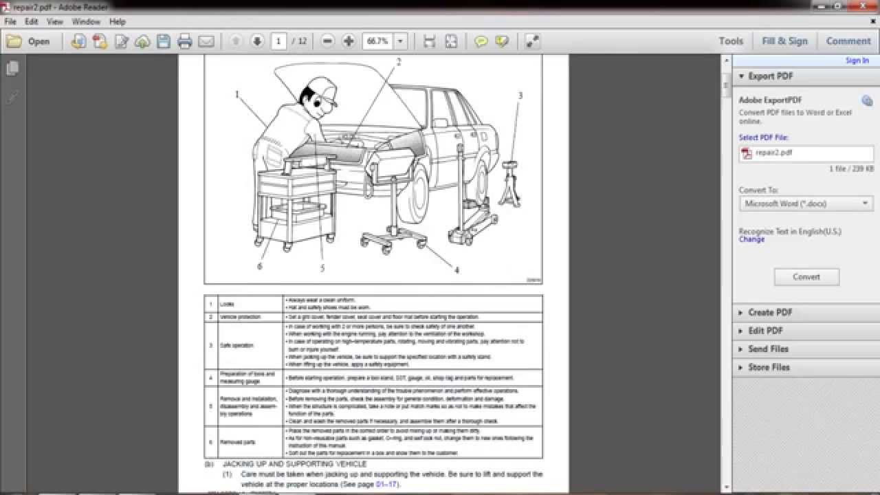 1998 Toyota Sienna Repair Manual Download